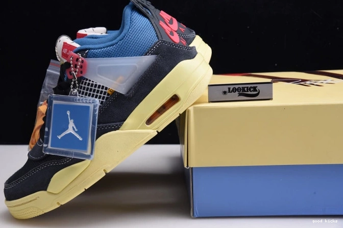 Cheap NOIR JORDAN RETRO OFF AIR 4 UNION DC9533-001 0704